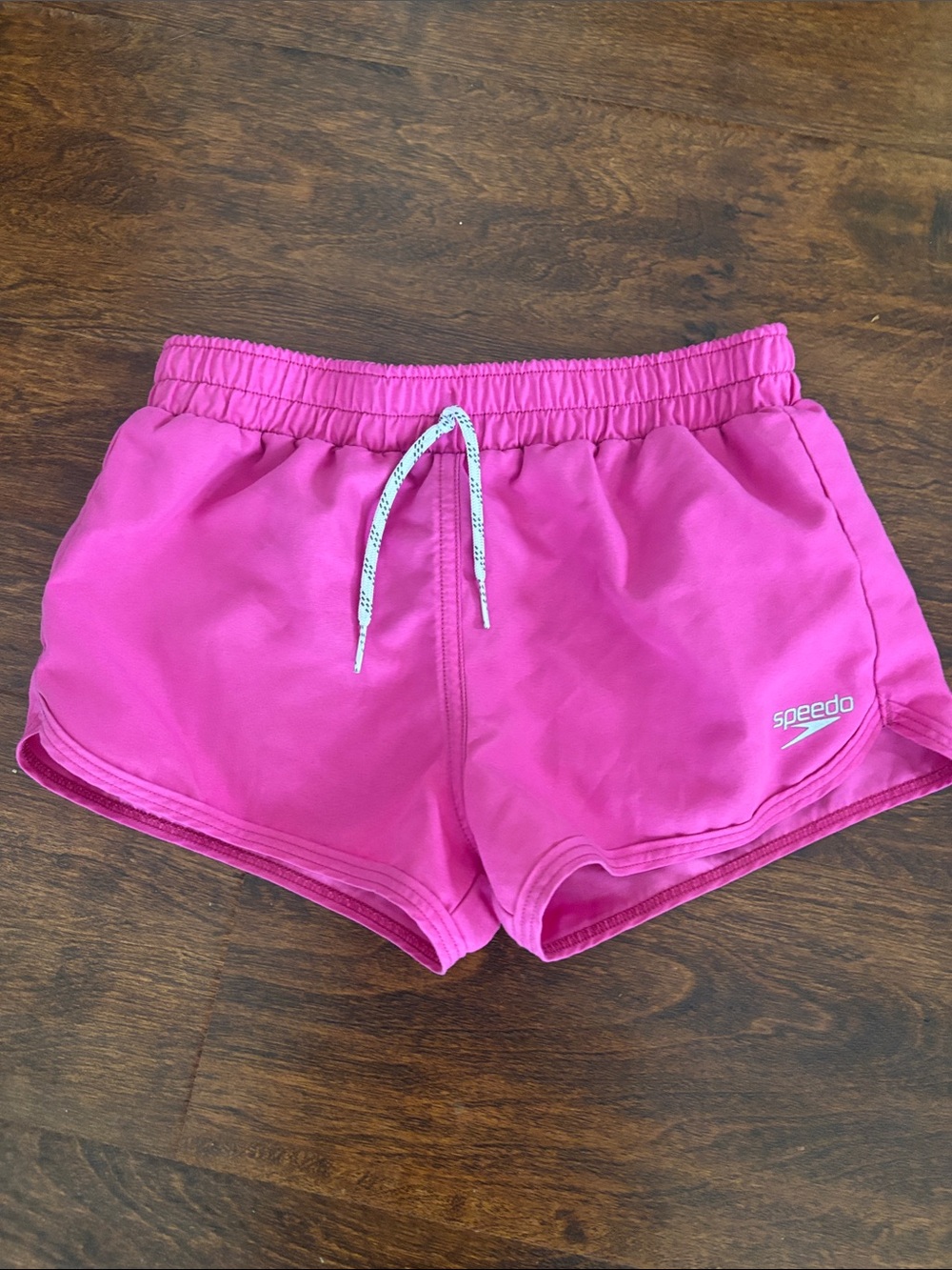 Speedo Girls  Pink Athletic Swim Shorts